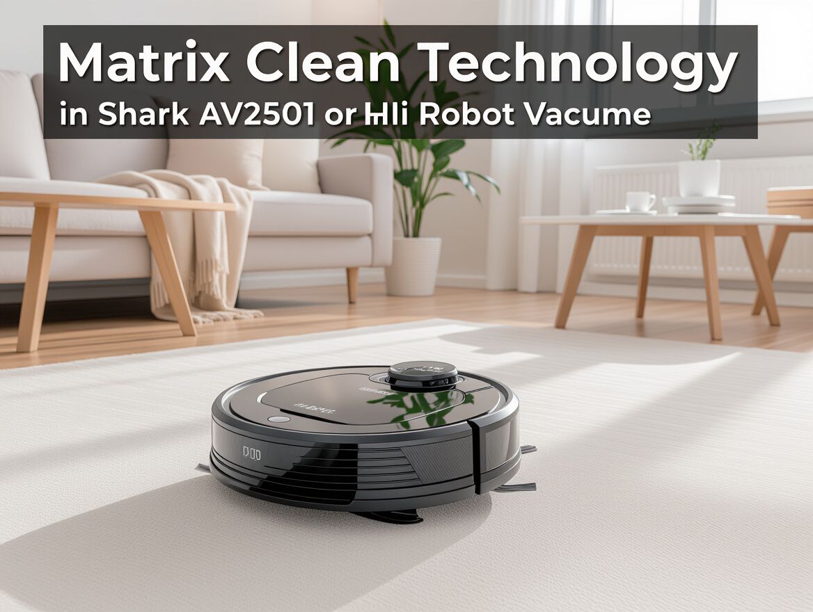 Matrix Clean Technology in Shark AV2501S AI Ultra Robot Vacuum
