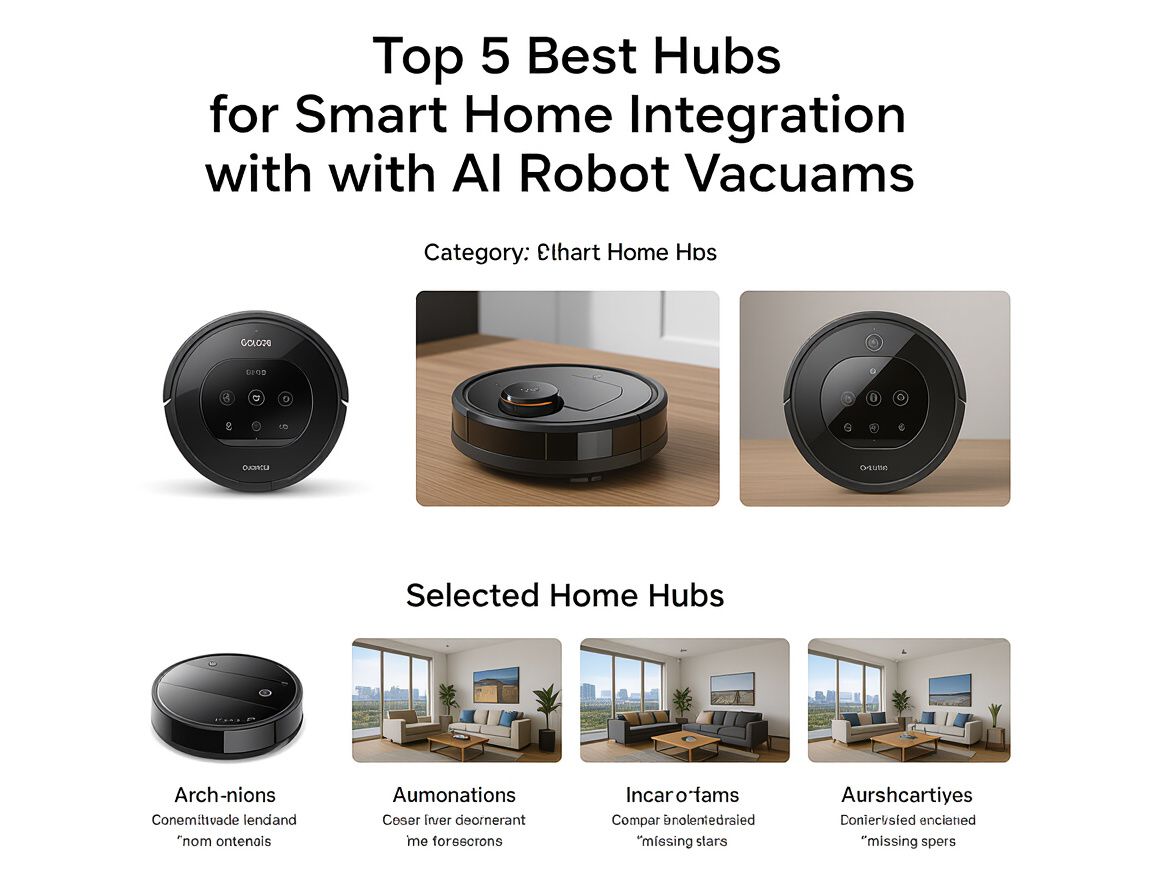 Top 5 Best Hubs for Smart Home Integration with AI Robot Vacuums